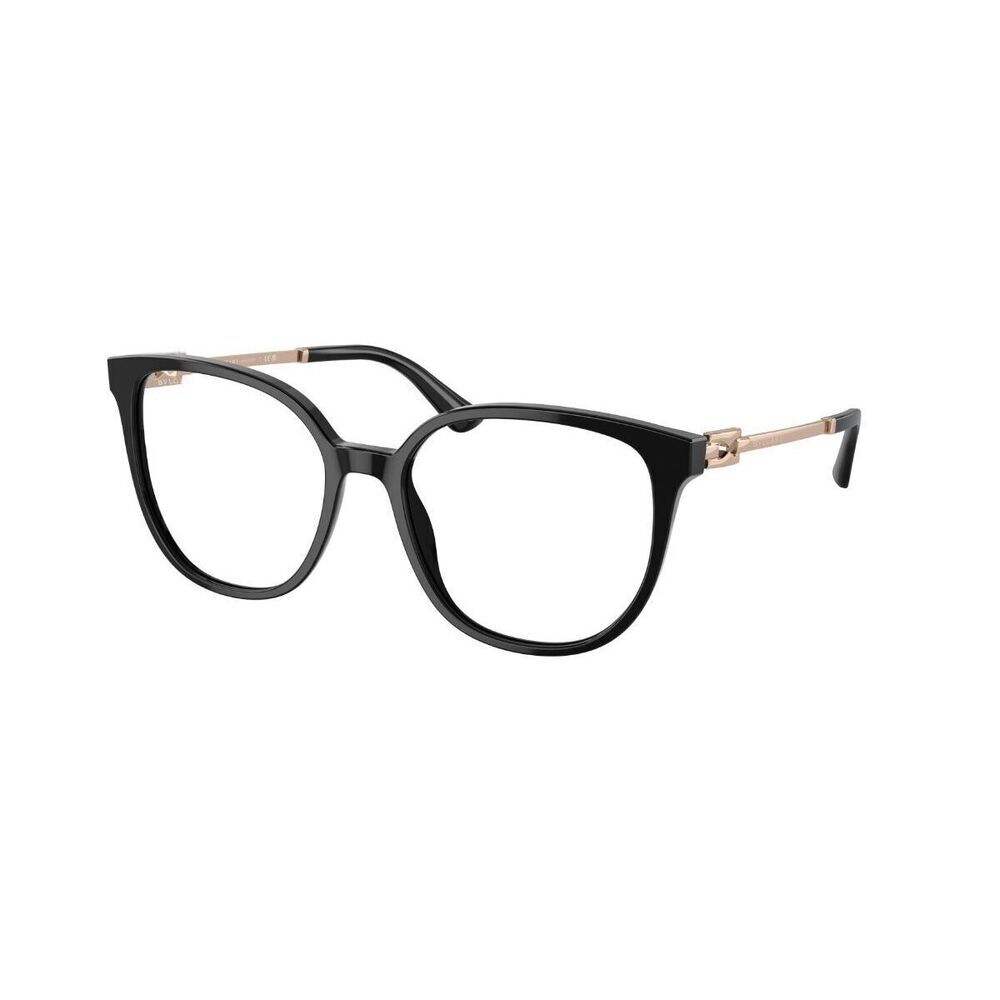 NWT Bvlgari BV4212 Black Gold 53mm Eyeglasses